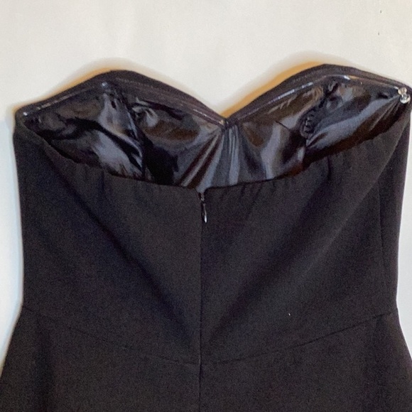 Mustard Seed Strapless Cocktail Dress, Embroidered Accent on Front Hemline XS - Picture 6 of 8